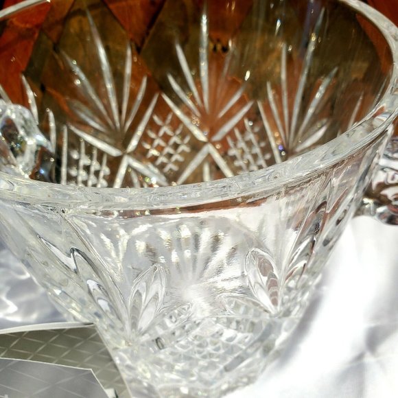 Shannon by Godinger DUBLIN Collection Lead Free Cut Crystal Ice Bucket 6 3/4" - Picture 5 of 10